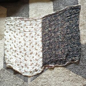 Maurices Patchwork Infinity Scarf Floral Plaid